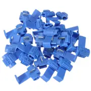 100Pcs Blue Scotch Lock Quick Splice Wire Connector Terminals