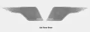 1st Row Door Cover Molding Sus304 2Pcs Dress-Up Black for Kia Carnival 2022~2024 (for: Kia)
