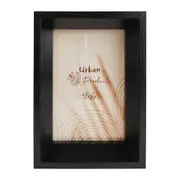 Urban Kolby Wooden 4x6" Photo Frame Picture Display Wall/Tabletop Home Decor BLK