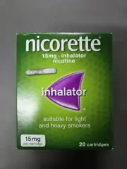 Nicorette 15mg Nicotine Inhalator 20 Cartridges