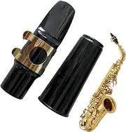 Alto Sax Mouthpiece,Professional Mouthpiece with Ligature and Cap | 1, Portable Sound Developer, Saxophone Parts