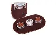 White Magic 67x41cm Ecocloth Microfibre Pet Dog Cat Non-Slip Food Dish Bowl Mat