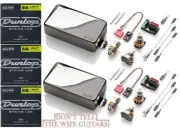 EMG 81 + 60A Chrome Humbucker Pickup Set Short Shaft Pots & Wire (3 STRING SETS)