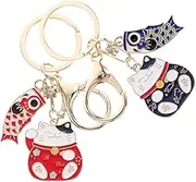 ULTECHNOVO 2 Pcs Cute Cat Keychain Pendant Handmade Bag Charms for Handbags Tote Bags Decorative Accessories for Stylish present Choices
