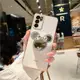 倚樓 氣質補妝鏡子支架適用oppoReno9pro+手機殼reno8/7/6高級感reno5K/4新款findx3軟硅膠X5電鍍保護套女潮