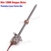 Micro 10mm Stepping Motor 5V 2 phase 4 wire Stepper Long lead screw Nut slider