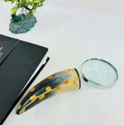 Horn Magnifying Glass - Real Horn Magnifying Glass -Reading Magnifying Glass