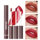 5pcs/Set Chocolate Matte Velvet Lip Glaze Lip Gloss Lip W1V5 Set Make E7A0