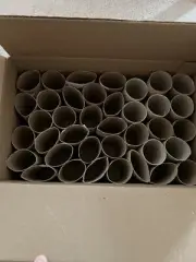 Toilet Paper Rolls Brown Cardboard 40 Tubes Core Empty Crafts Crafting Clean