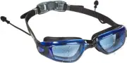 Swim Goggles with Ear Plugs for Men & Women - Anti Fog Lenses, Adjustable Straps