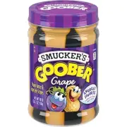 Smucker's Goober Grape Jelly And Peanut Butter, 18 Ounces, 12 Per Case