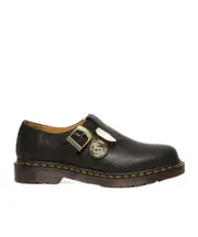 T-BAR REGENCY leather Mary Jane shoes UK9 Black