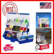 448-Pcs Fishing Lures Kit – Complete 3-Layer Tackle Box Set with Hooks, Weigh...