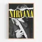 Nirvana Retro Vintage Concert Heavy Metal Band Poster Print