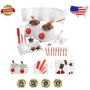 Deluxe Chocolate Fondue & Candy Making Set - 2 Cup Capacity, Perfect Gift Kit