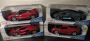 Maisto Lamborghini, Bugatti, Ferrari Set of 4 1:18 Die Cast NEW