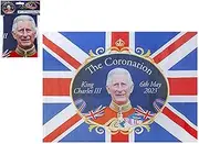 King Charles Coronation Flag Souvenir Union Jack 30" x 20"