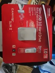 1.0 TB Slim USB 3.0 Hard Drive Toshiba Canvio Slim 2