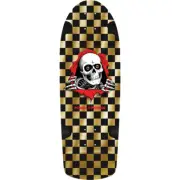Powell Peralta OG Ripper Checker 16 Gold Foil Old School Skateboard Deck - 10"