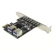 USB3.2 GEN1 PCIE Expansion Card 4 Port USB-A 5Gbps Expansion Card Adapter2157