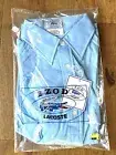 IZOD LACOSTE 1970s Polo Mens M Pull Over Short Sleeve Blue NEW OLD STOCK