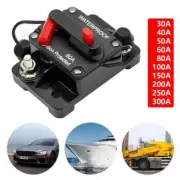 30A 250A 300A AMP Circuit Breaker Fuse Reset 12-48V DC Car Boat Auto Waterproof