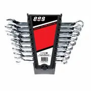 888 T810057 - Ring Open End Spanner Set AF 7 Piece