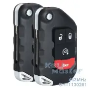 2x for Jeep Wrangler Gladiator 2018-2024 Keyless Smart Remote Key Fob OHT1130261