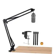 For hyperx solocast microphone boom arm, Mic desk stand Black Solocast boom arm