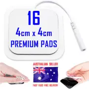 VISAGE ALDI TENS EMS compatible ELECTRODE PADS - 4cm x 4cm x 16 PREMIUM PADS