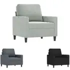 Sofa Upholstered Living Room Lounge Sofa Modular Sofa Couch Velvet vidaXL