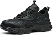 [ZHENSI] Women's Safety Trainers Lightweight Steel Toe Cap Work Shoes Non-Slip Resistant Construction Industrial Shoes