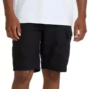 Volcom Men's Caliper II Relaxed Black Workwear Work Shorts (BLK)