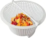 Pool Filter Basket | Swim Pond Strainer Net - Pool Skimmer Basket Replacement Strainer Filter with Handle to Clean Leaves and Debris