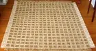 dollhouse doll house miniature WOVEN RUG CARPET HONEY LIGHT BROWN