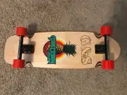 G&S Gordon Smith Pine Design Skateboard Deck Bennett Signed by Doug Saladino NEW