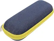 [BESPORTBLE] Men's Denim Eyeglasses Case Hard Eva Shell Zipper Travel Case Compact Portable Sunglasses Organizer