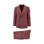 [MARSEM] MARSEM Wool-blend double-breasted suit Man 46 46 Red