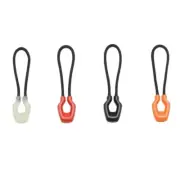 10lots Nylons Zippers Pull Rope Zippers Head Extension Cord Pull Sliders