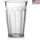 Artisan Picardie Tumbler Set - 6 Durable Glasses, 16.87 oz, Plastic-Free Design