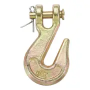 1/4" Clevis Grab Hook, G70 Carbon Steel Transport Safety Chain Hooks