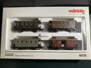 Märklin 4035 Prussian Passenger Car Set