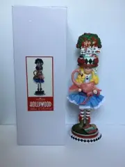 Kurt Adler Hollywood Alice in Wonderland With Flamingo Nutcracker 19 Inch New