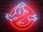 Ghostbusters Ghost Busters Neon Sign 20"x16" Lamp Light Bar Garage Gift Club SY