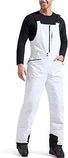 [FREE SOLDIER] Men's Insulated Waterproof Snow Bibs Ski Overalls