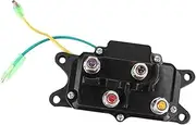 OSOLADY 12v Solenoid Relay Contactor for Utv ATV Trucks High Efficiency Winch Solenoid for Performance Heavy-Duty Applications