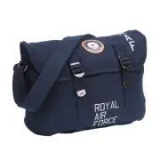 Raf Army Canvas Fighting Bag Shoulder Bag WWII Cockade Royal Air Force USAAF