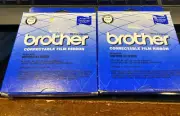2pc LOT NOS NEW Brother Black Correctable 1030 Film Ribbon NEW SEALED