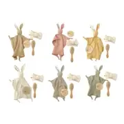 Baby Soother Appease Towel Milestones Card Set with Hairband Newborn Keepsake
