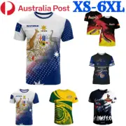 Mens Australian Flag T-Shirt Australia Day Aussie Souvenir Shirt Adult Tee Tops